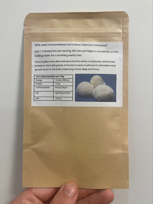 Lions Mane Mushroom Powder (25g)